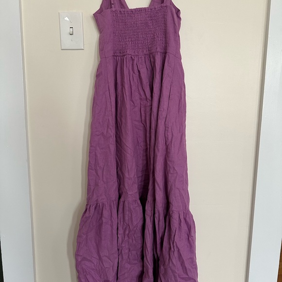 Purple Halter Maxi Dress - Picture 4 of 4